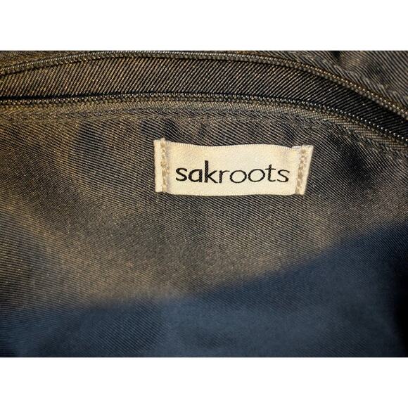 Sakroots print Metro Satchel Handbag black and white - Picture 3 of 10